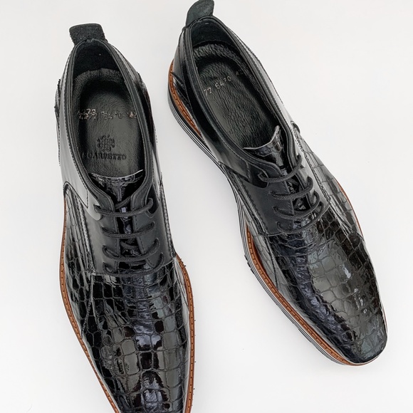 Black Antique Bordeaux Leather Dress Shoe main image 4